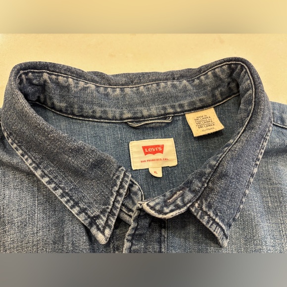 Levi’s Denim Western Button Up Shirt/Jackson Worker Overshirt - Picture 7 of 8